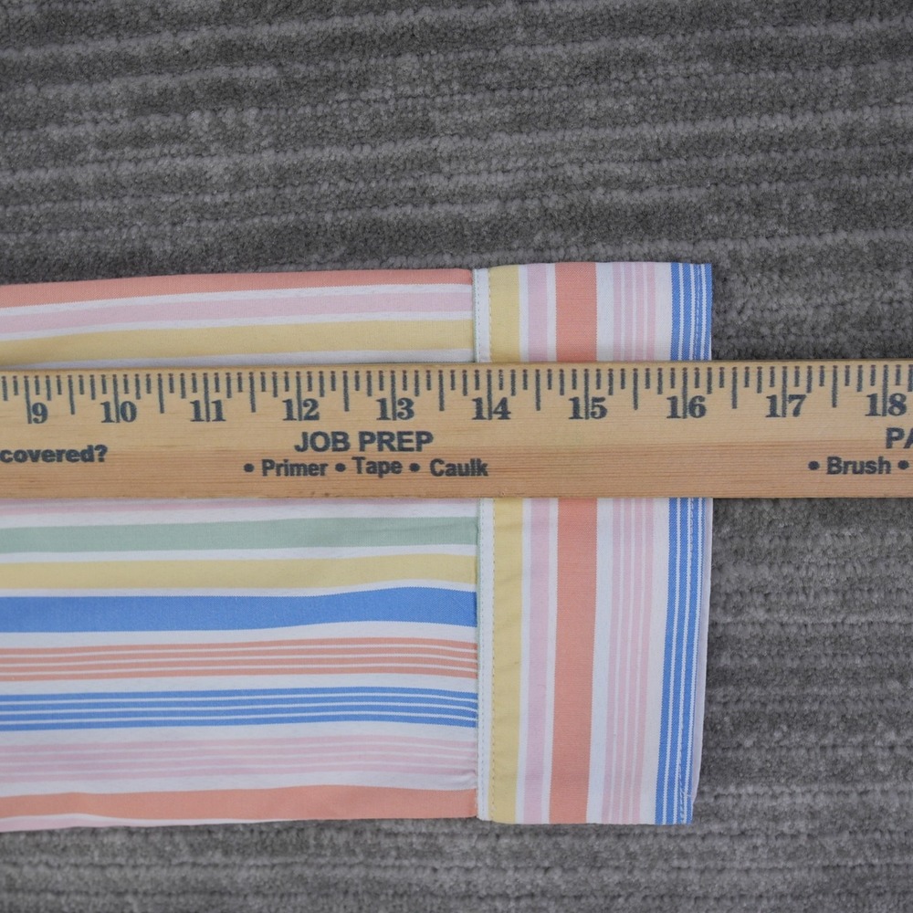 Blair Shirt Women Button Up Colorful Rainbow Striped 3/4 Sleeve Small - Picture 7 of 10
